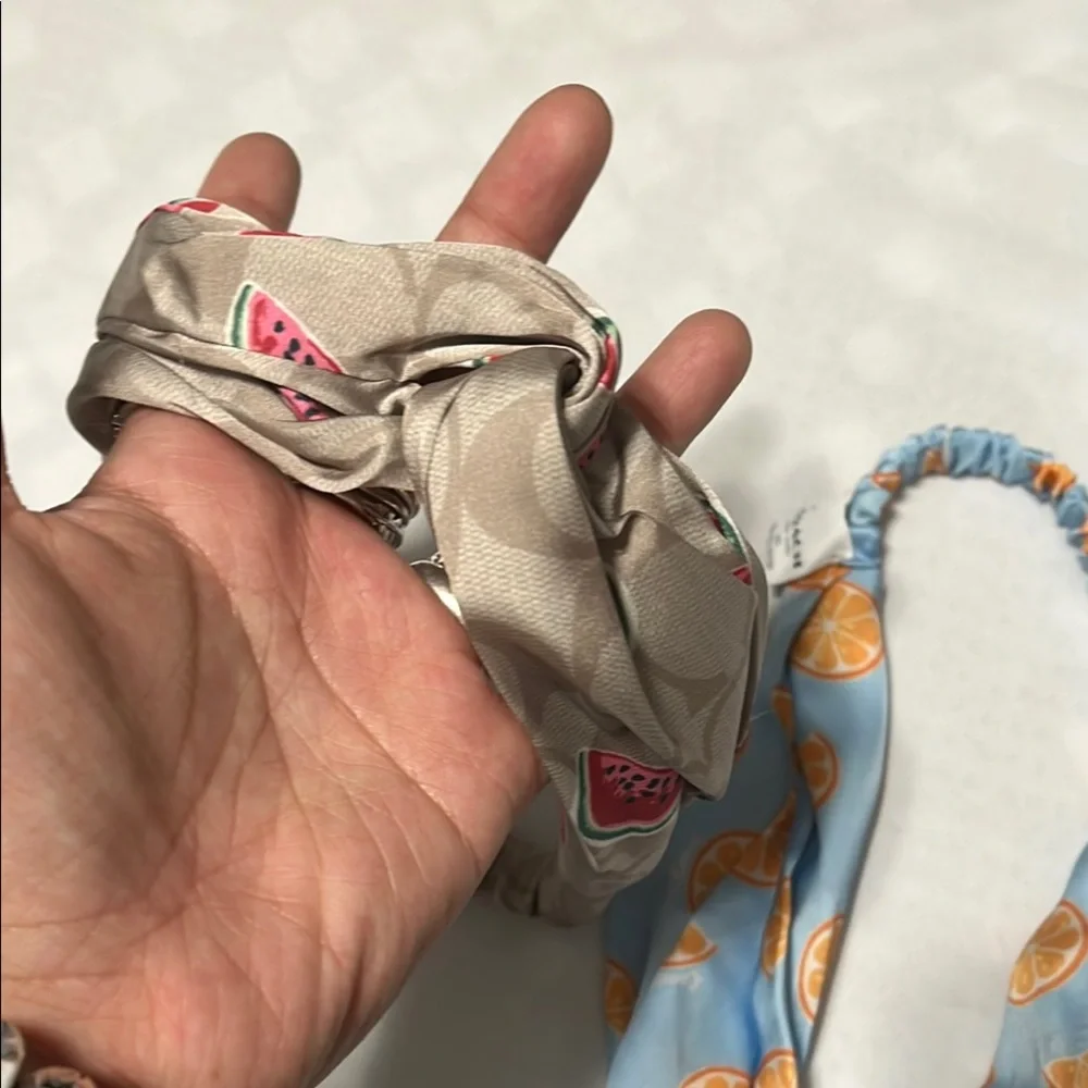 Nwot Coach summer Fruit Print Headbands Set - Picture 2 of 4